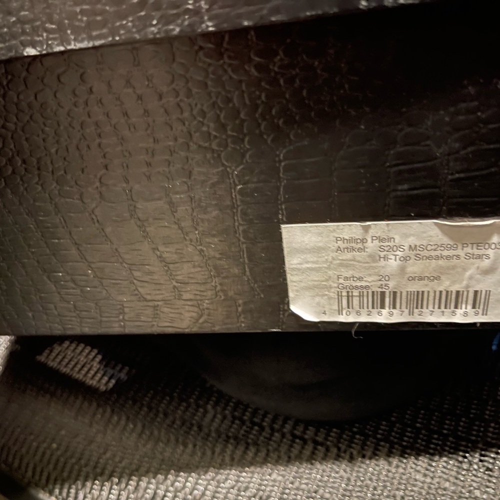 Philipp Plein Crystal leather hightop sneakers - Picture 11 of 11